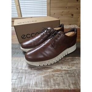 EccoMen's Gruuv Hybrid Plain Toe Derby Shoe 12-12.5 With Box